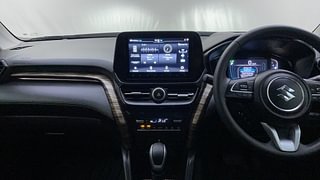 Used 2022 Maruti Suzuki Grand Vitara Alpha Plus Intelligent Hybrid Dual Tone eCVT Hybrid Automatic interior MUSIC SYSTEM & AC CONTROL VIEW