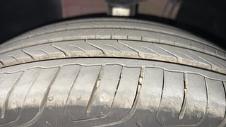 Used 2021 Skoda Kushaq Style 1.0L TSI AT Petrol Automatic tyres LEFT FRONT TYRE TREAD VIEW