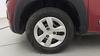 Used 2017 Renault Kwid [2015-2019] 1.0 RXT AMT Petrol Automatic tyres LEFT FRONT TYRE RIM VIEW