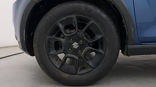 Used 2018 Maruti Suzuki Ignis [2017-2020] Zeta AMT Petrol Petrol Automatic tyres LEFT FRONT TYRE RIM VIEW