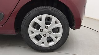 Used 2016 Hyundai Grand i10 Magna 1.2 Kappa VTVT Petrol Manual tyres LEFT REAR TYRE RIM VIEW