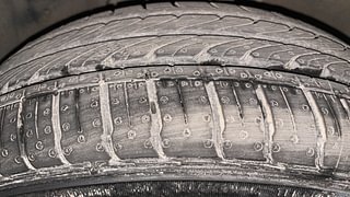 Used 2015 Nissan Micra [2013-2020] XV CVT Petrol Automatic tyres LEFT FRONT TYRE TREAD VIEW