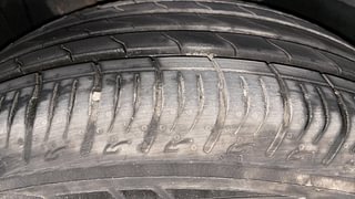 Used 2022 Maruti Suzuki Brezza ZXI Plus Dual Tone Petrol Manual tyres RIGHT REAR TYRE TREAD VIEW