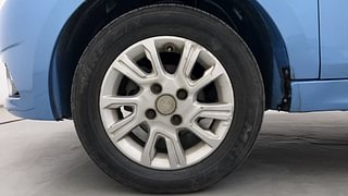 Used 2016 Tata Tiago [2016-2020] Revotron XZ Petrol Manual tyres LEFT FRONT TYRE RIM VIEW
