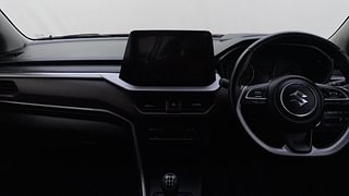 Used 2022 Maruti Suzuki Brezza ZXI Plus Dual Tone Petrol Manual interior MUSIC SYSTEM & AC CONTROL VIEW