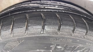 Used 2016 Hyundai Eon [2011-2018] Magna + Petrol Manual tyres LEFT FRONT TYRE TREAD VIEW
