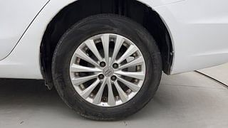 Used 2016 Maruti Suzuki Ciaz [2014-2017] ZXi Petrol Manual tyres LEFT REAR TYRE RIM VIEW