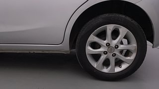 Used 2015 Nissan Micra [2013-2020] XV CVT Petrol Automatic tyres LEFT REAR TYRE RIM VIEW