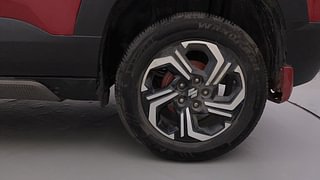 Used 2022 Maruti Suzuki Brezza ZXI Plus Dual Tone Petrol Manual tyres LEFT REAR TYRE RIM VIEW