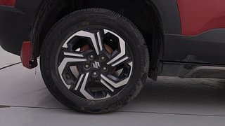 Used 2022 Maruti Suzuki Brezza ZXI Plus Dual Tone Petrol Manual tyres RIGHT REAR TYRE RIM VIEW