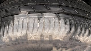 Used 2022 Maruti Suzuki Brezza ZXI Plus Dual Tone Petrol Manual tyres LEFT REAR TYRE TREAD VIEW