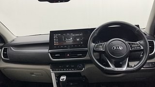 Used 2021 Kia Seltos HTX G Petrol Manual interior DASHBOARD VIEW