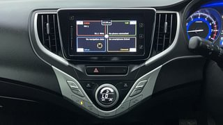Used 2018 Maruti Suzuki Baleno [2015-2019] Alpha AT Petrol Petrol Automatic interior MUSIC SYSTEM & AC CONTROL VIEW