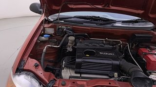 Used 2013 Maruti Suzuki Alto K10 [2010-2014] VXi Petrol Manual engine ENGINE RIGHT SIDE HINGE & APRON VIEW
