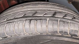 Used 2013 Maruti Suzuki Alto K10 [2010-2014] VXi Petrol Manual tyres LEFT REAR TYRE TREAD VIEW