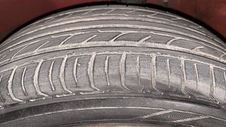 Used 2013 Maruti Suzuki Alto K10 [2010-2014] VXi Petrol Manual tyres LEFT FRONT TYRE TREAD VIEW