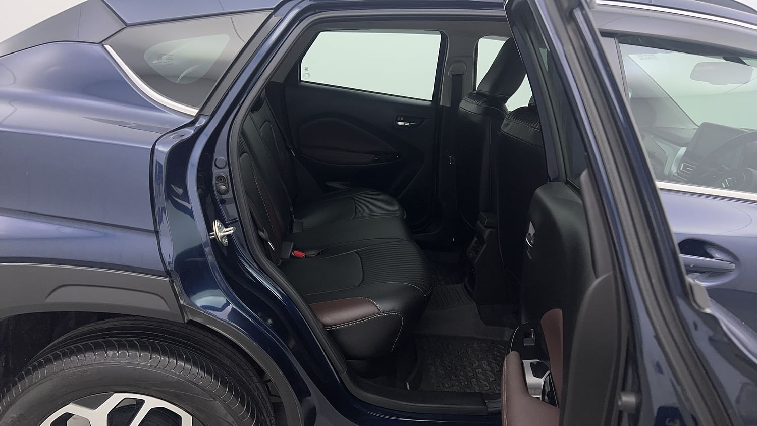 New Maruti Suzuki Fronx interior RIGHT SIDE REAR DOOR CABIN VIEW
