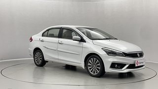 Used 2021 Maruti Suzuki Ciaz Alpha Petrol Petrol Manual exterior RIGHT FRONT CORNER VIEW