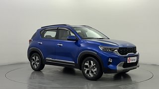 Used 2021 Kia Sonet HTX Plus 1.0 iMT Petrol Manual exterior RIGHT FRONT CORNER VIEW