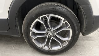 Used 2021 Skoda Kushaq Style 1.0L TSI MT Petrol Manual tyres LEFT REAR TYRE RIM VIEW