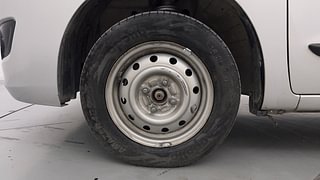 Used 2013 Maruti Suzuki Wagon R 1.0 [2013-2019] LXi CNG Petrol+cng Manual tyres LEFT FRONT TYRE RIM VIEW