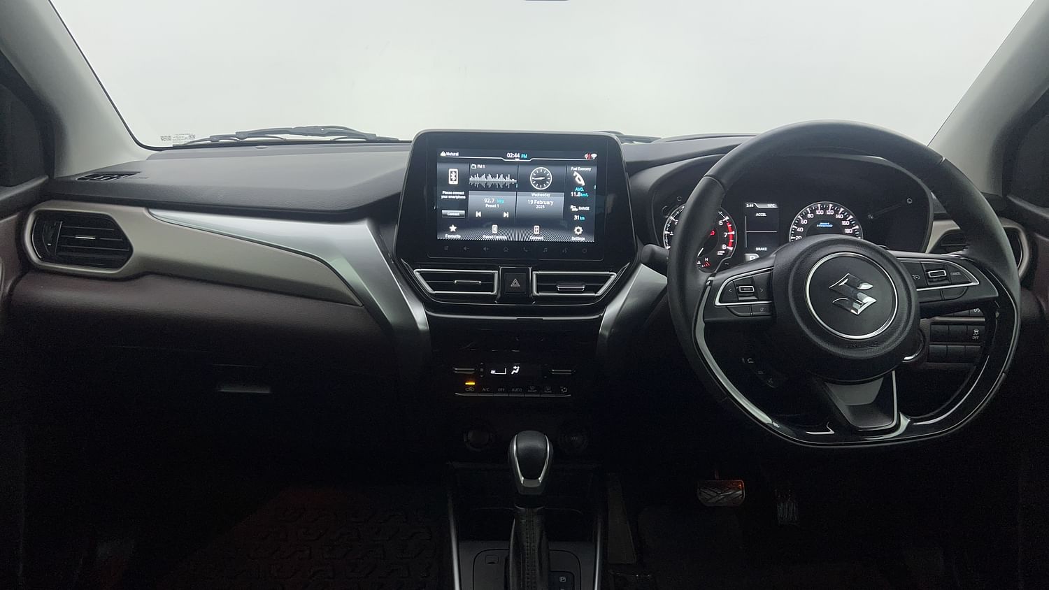 New Maruti Suzuki Fronx interior DASHBOARD VIEW