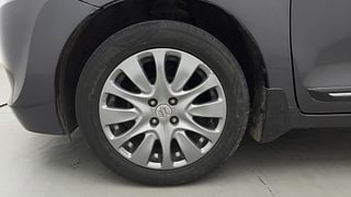 Used 2018 Maruti Suzuki Baleno [2015-2019] Alpha AT Petrol Petrol Automatic tyres LEFT FRONT TYRE RIM VIEW