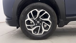 Used 2023 Maruti Suzuki Fronx Alpha 1.0L Turbo 6 AT Petrol Automatic tyres LEFT FRONT TYRE RIM VIEW