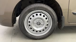 Used 2018 Maruti Suzuki Wagon R 1.0 [2010-2019] VXi Petrol Manual tyres LEFT FRONT TYRE RIM VIEW