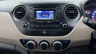 Used 2014 Hyundai Xcent [2014-2017] S Petrol Petrol Manual interior MUSIC SYSTEM & AC CONTROL VIEW