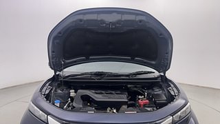 Used 2023 Maruti Suzuki Fronx Alpha 1.0L Turbo 6 AT Petrol Automatic engine ENGINE & BONNET OPEN FRONT VIEW