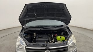 Used 2011 Maruti Suzuki Wagon R 1.0 [2010-2019] LXi Petrol Manual engine ENGINE & BONNET OPEN FRONT VIEW