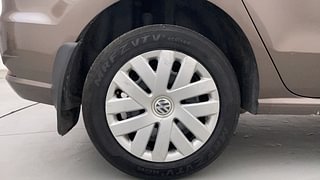 Used 2017 Volkswagen Ameo [2016-2020] Comfortline 1.2L (P) Petrol Manual tyres RIGHT REAR TYRE RIM VIEW