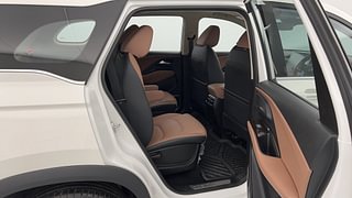 Used 2023 MG Motors Hector Plus Savvy Pro 1.5 Turbo Petrol CVT 6 STR Petrol Automatic interior RIGHT SIDE REAR DOOR CABIN VIEW