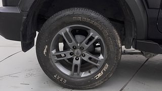 Used 2022 mahindra Thar LX 4 STR Hard Top Petrol AT 4WD Petrol Automatic tyres RIGHT REAR TYRE RIM VIEW