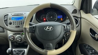 Used 2011 Hyundai i10 Sportz 1.2 Petrol + CNG (Outside Fitted) Petrol+cng Manual interior STEERING VIEW