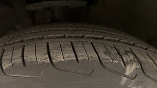 Used 2022 Maruti Suzuki XL6 Alpha AT Petrol Petrol Automatic tyres LEFT FRONT TYRE TREAD VIEW
