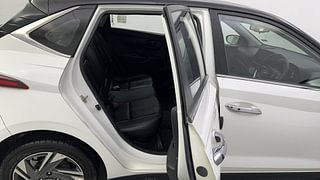 Used 2021 Hyundai New i20 Asta (O) 1.0 Turbo DCT Petrol Automatic interior RIGHT SIDE REAR DOOR CABIN VIEW