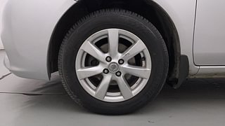 Used 2014 Nissan Sunny [2011-2014] XV Petrol Manual tyres LEFT FRONT TYRE RIM VIEW