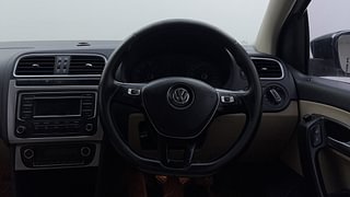 Used 2015 Volkswagen Polo [2015-2019] Highline1.2L (P) Petrol Manual interior STEERING VIEW