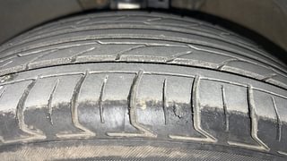Used 2017 Volkswagen Polo [2015-2019] Highline1.2L (P) Petrol Manual tyres LEFT FRONT TYRE TREAD VIEW
