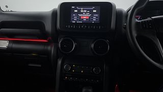 Used 2022 mahindra Thar LX 4 STR Hard Top Petrol AT 4WD Petrol Automatic interior MUSIC SYSTEM & AC CONTROL VIEW