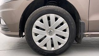 Used 2017 Volkswagen Ameo [2016-2020] Comfortline 1.2L (P) Petrol Manual tyres LEFT FRONT TYRE RIM VIEW