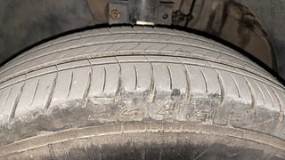Used 2017 Volkswagen Ameo [2016-2020] Comfortline 1.2L (P) Petrol Manual tyres LEFT FRONT TYRE TREAD VIEW