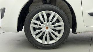 Used 2017 Maruti Suzuki Wagon R 1.0 [2010-2019] VXi Petrol Manual tyres LEFT FRONT TYRE RIM VIEW