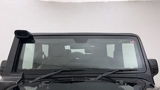 Used 2021 mahindra Thar LX 4 STR Hard Top Diesel AT 4WD Diesel Automatic exterior FRONT WINDSHIELD VIEW
