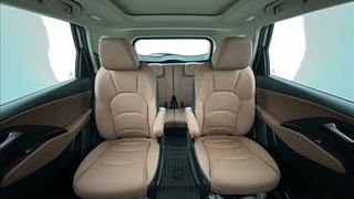 Used 2023 MG Motors Hector Plus Savvy Pro 1.5 Turbo Petrol CVT 6 STR Petrol Automatic interior REAR SEAT CONDITION VIEW