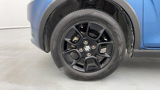 Used 2018 Maruti Suzuki Ignis [2017-2020] Alpha AMT Petrol Petrol Automatic tyres LEFT FRONT TYRE RIM VIEW