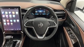 Used 2023 MG Motors Hector Plus Savvy Pro 1.5 Turbo Petrol CVT 6 STR Petrol Automatic interior STEERING VIEW