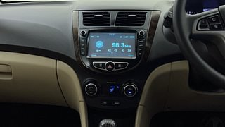 Used 2016 Hyundai Fluidic Verna 4S [2015-2017] 1.6 CRDi SX Diesel Manual interior MUSIC SYSTEM & AC CONTROL VIEW